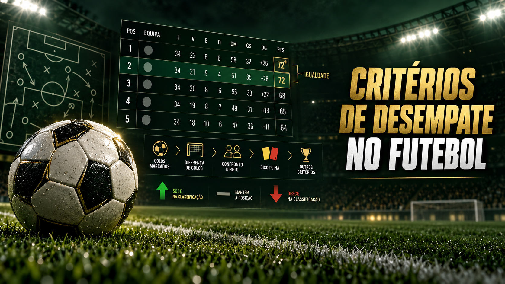 Critérios de desempate no futebol