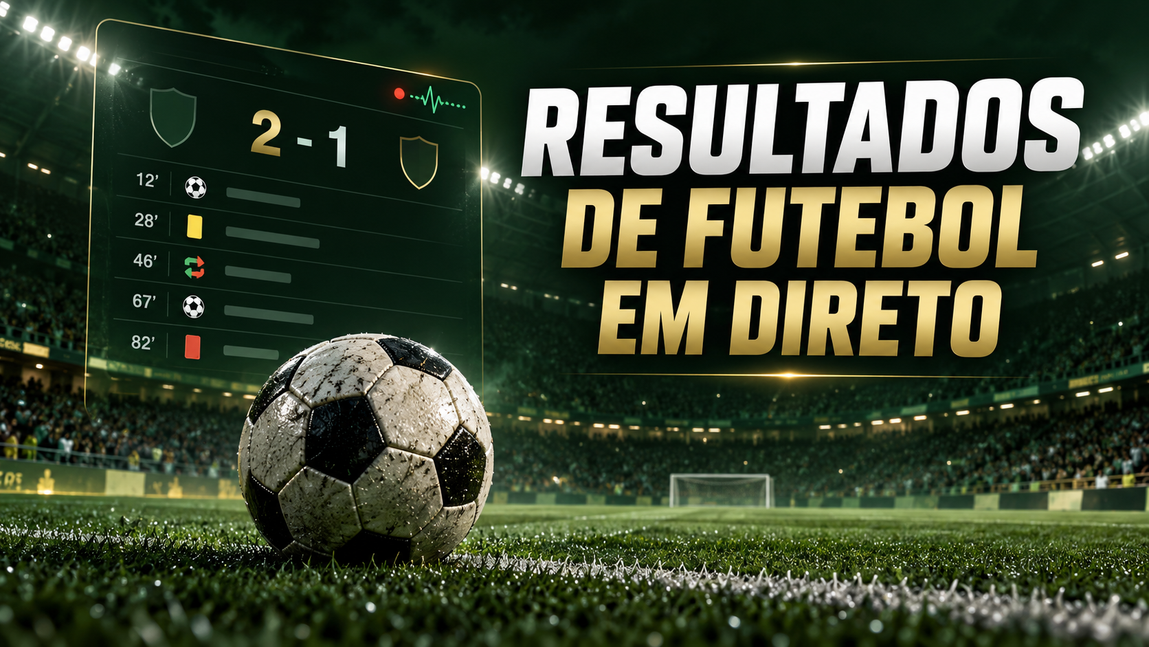 Acompanhar resultados de futebol em direto