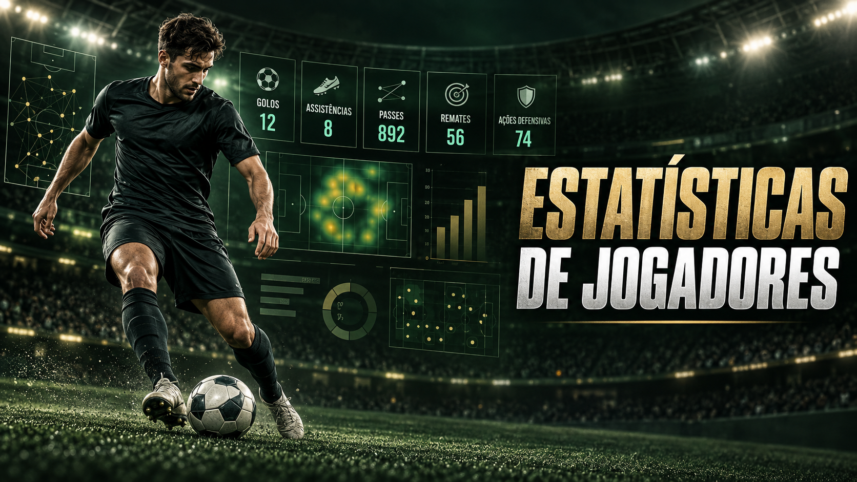 Principais estatísticas de jogadores de futebol