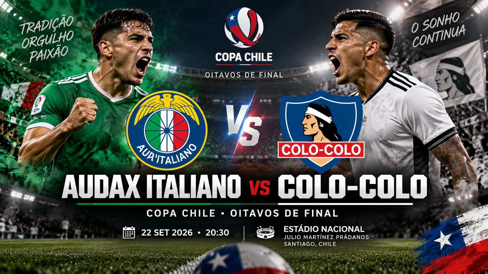 Audax Italiano vs Colo-Colo Copa Chile 2026