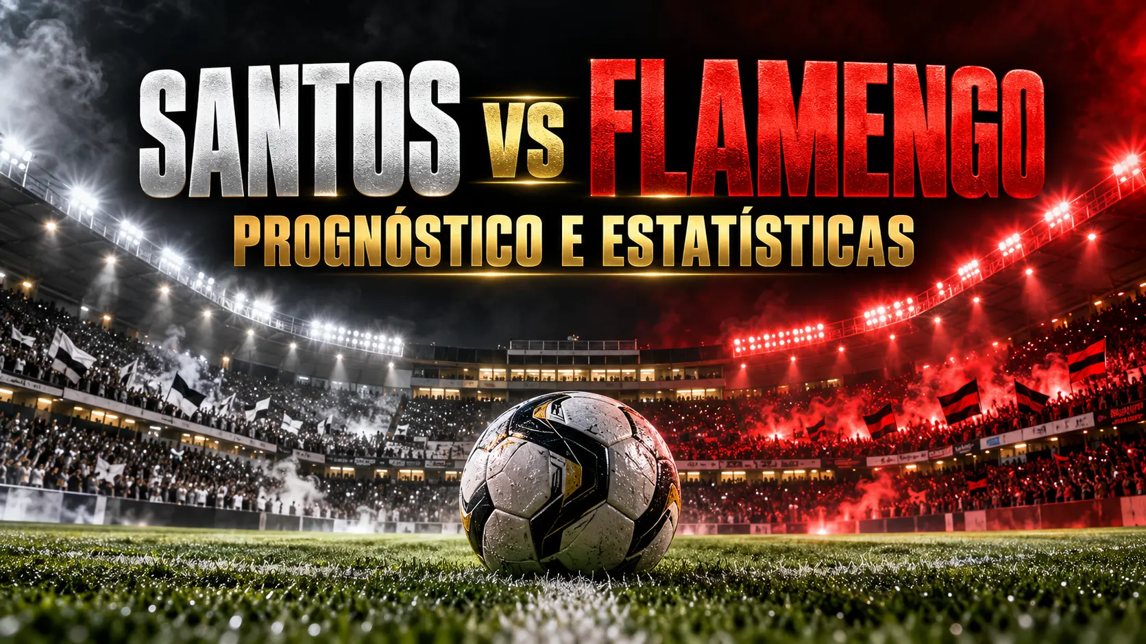 Santos vs Flamengo, prognóstico e estatísticas do Brasileirão